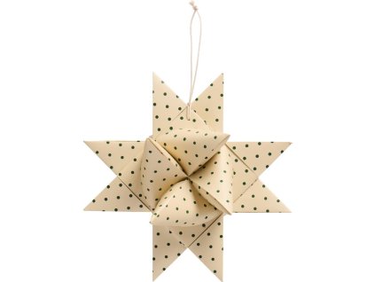 Papírová vánoční ozdoba "Braided Star - Large" IB Laursen