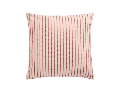 Povlak na polštář Holly 50 x 50 cm "Natural / Red Woven Stripes" IB Laursen