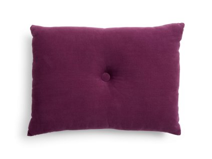 Lněný polštář z kolekce Dot od HAY ve vínové barvě