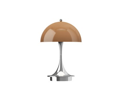 Přenosná lampa Panthella 160 V3 "Chrome Opal Brown" Louis Poulsen