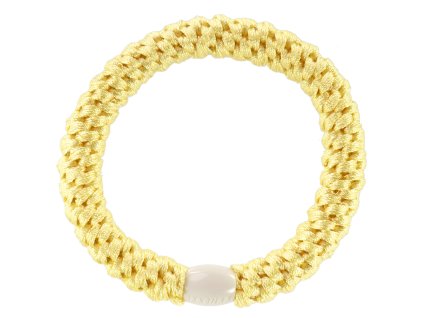 Gumička do vlasů Kknekki ve žluté barvě od Bon Dep