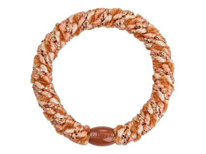 Gumička do vlasů Kknekki v neutrálmních béžových barvách