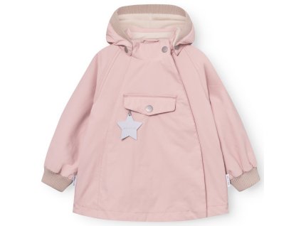 Dětská zateplená nepromokavá bunda Matwai od Mini A Ture v růžové barvě