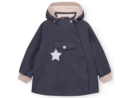 Dětská zateplená nepromokavá bunda Matwai od Mini A Ture v tmavě modré barvě