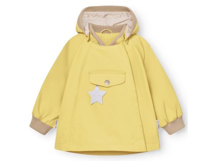 Dětská nepromokavá bunda Matwai od Mini A Ture ve žluté barvě