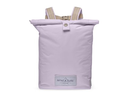 Nepromokavý dětský batůžek s nastavitelnými popruhy ve fialkové barvě od Mini A Ture