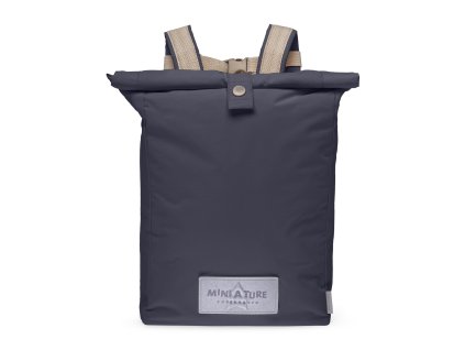 Nepromokavý dětský batůžek s nastavitelnými popruhy v tmavě modré barvě od Mini A Ture