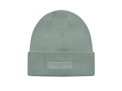 Dětská bavlněná čepice se širokým lemem od Mini A Ture v modré barvě