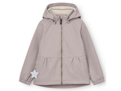 Dětská softshellová bunda ve fialkové barvě od Mini A Ture