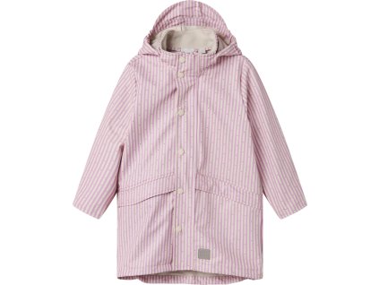 Dětská nepromokavá bunda do deště s růžovými proužky od MarMar