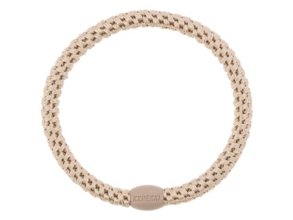 Béžová tenká gumička do vlasů od značky Bon Dep