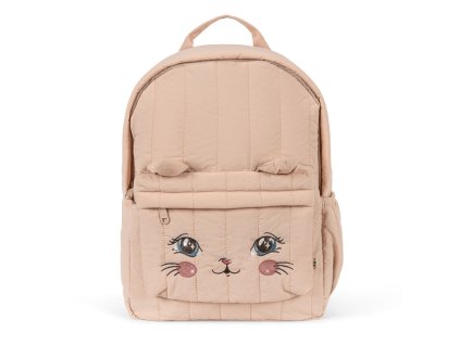 Batoh Juno s kočičkou v růžové barvě od  Konges Sløjd