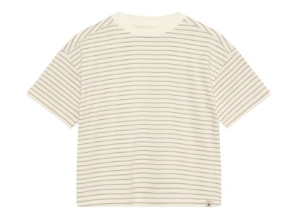 Dětské bavlněné tričko s krátkým rukávem s proužky od HutteliHut