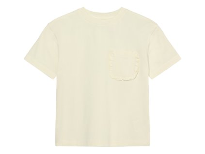 Dívčí triko s krátkým rukávem a kapsičkou na hrudníku od HutteliHut