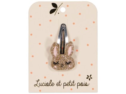 Třpytivá sponka s králíčkem