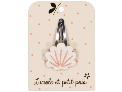 Třpytivá sponka s mušlí