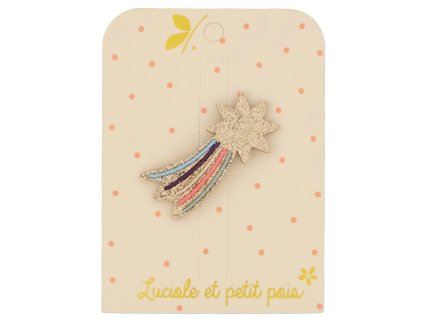 Třpytivá spona ve tvaru komety