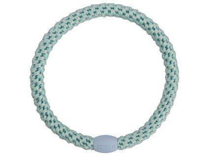 Tenká gumička do vlasů v zeleném odstínu od značky Bon Dep