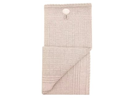Merino deka pro miminka v béžové barvě od Lilellam