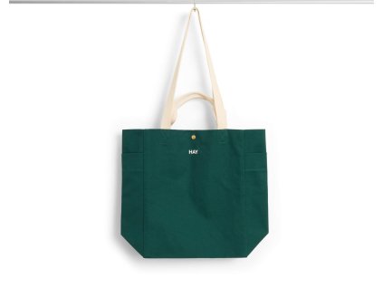 Plátěná zelená taška od dánské značky HAY