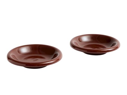 Sada 2 misek z kolekce Barro od dánské značky HAY ve vínové barvě