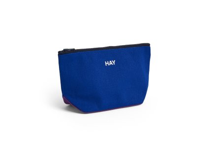 Praktické pouzdro se zapínáním na zip v tmavě modré barvě od značky HAY