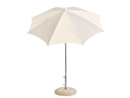 Slunečník z kolekce Terrazza v kombinaci krémové a šedé s rozměrem 200 cm od HAY
