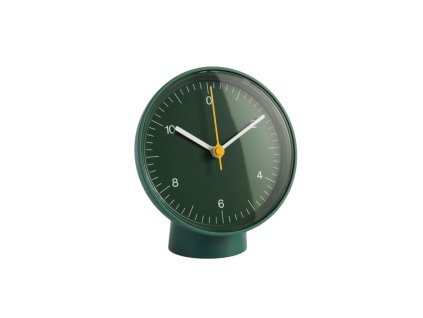 Stolní hodiny s odnímatelným odstavcem v zelené barvě od HAY