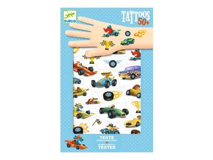 Tetování "Auta" DJECO