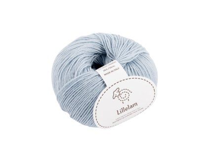 Merino pletací příze 50 g "Light Blue" Lillelam