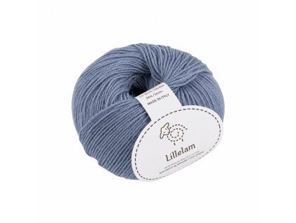 Merino pletací příze 50 g "Medium Blue" Lillelam