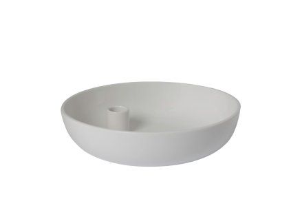 Keramický svícen Lidatorp "Glossy White" STOREFACTORY
