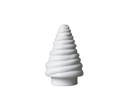 Keramický stromek Curl "Shiny White" DBKD - vánoční dekorace