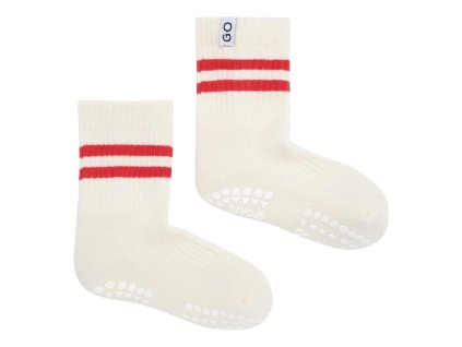Protiskluzové sportovní ponožky "Red" GoBabyGo