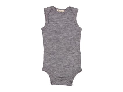 Merino body se vzorkem Bini "Grey Melange" MarMar