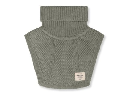 Dětský merino nákrčník v zelené barvě od Mini A Ture