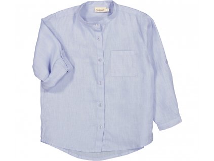 Lněná košile Theodor "Blue Mist"