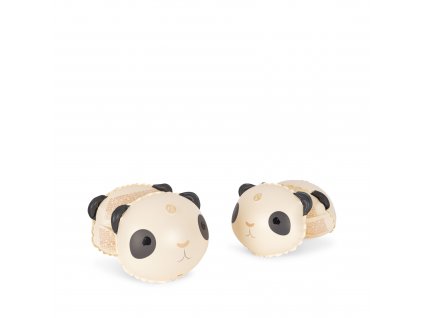 KS100575 CNafukovací rukávky Panda "Cream off white" Konges Sløjd