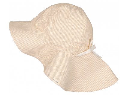 Bavlněný klobouček Alba Long "Dijon Stripe"