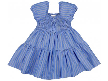 Bavlněné šaty Dyman "Cornflower Stripe"