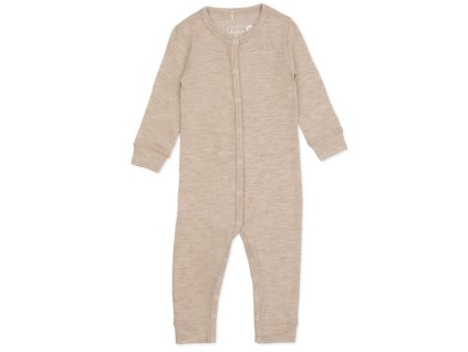 Dětský merino overal / pyžámko se zapínáním na patentky od Lillelam
