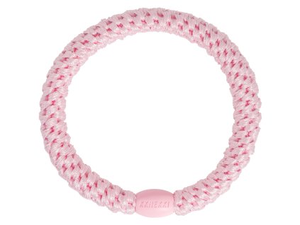 Gumička do vlasů Kknekki ve světle růžové barvě - skvělý doplněk také jako náramek