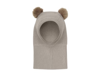 Merino kukla Windstop "Camel Melange"