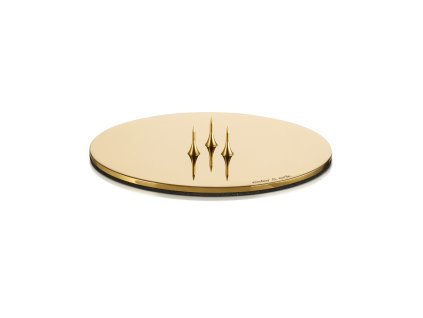 Kovový svícen Plate "Gold Shiny" Ester & Erik