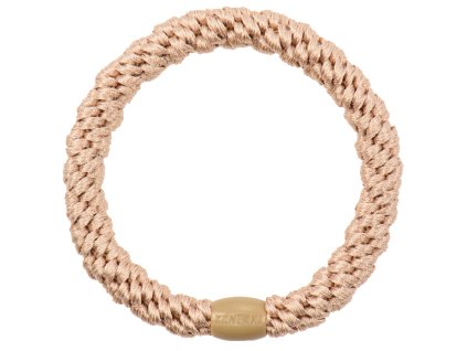 Gumička do vlasů od značky Bon Dep ve světle béžové barvě