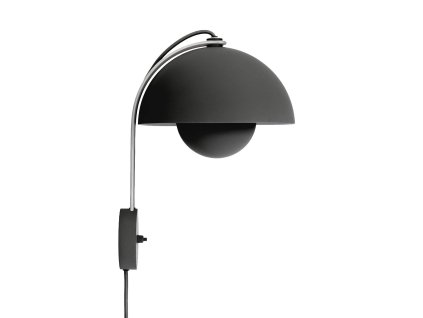 Nástěnná lampa Flowerpot VP8 "Matt Black" &Tradition