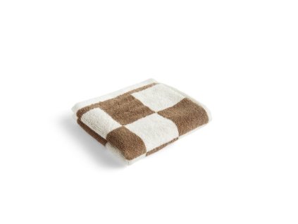 Kostkovaný malý ručník "Cappuccino" HAY