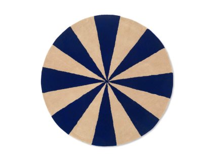 Koberec Arch Tufted Large "Bright Blue / Off-white" ferm LIVING