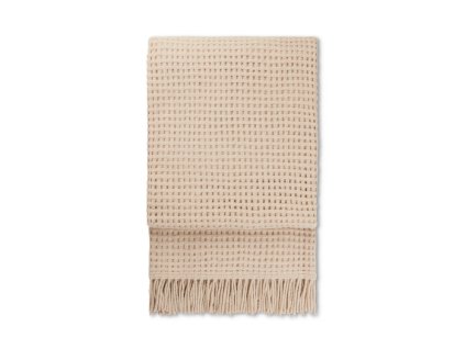 Vlněný pléd Basket "Beige" Elvang