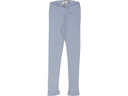 Žebrované merino legíny "Monsoon Blue" MarMar